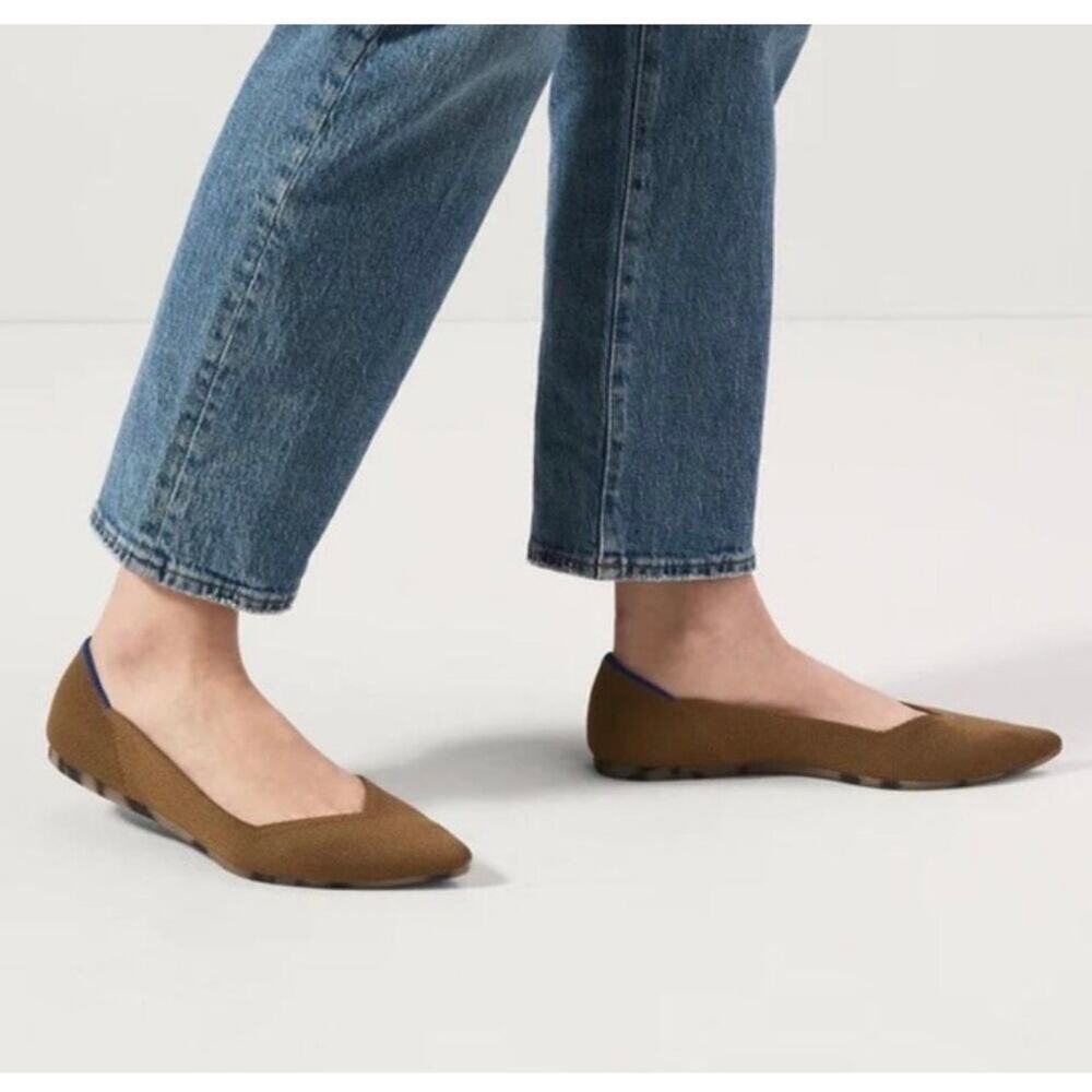 Rothy’s The Point Flats RETIRED Driftwood Classic Women’s Size 11 NWOB